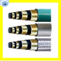 Premium Quality Wire Braided Steam Hose One High Tensile Steel Wire Braid 1 W/B